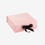 Custom gift boxes with personalized logo printing and ribbon closures Premium luxury gift boxes with magnetic closures and custom branding Personalized gift box packaging collection showing various sizes and colors Custom printed gift boxes with elegant finishing and brand logos