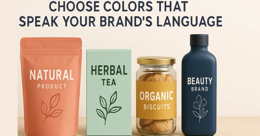 Branded packaging with consistent color palette matching company identityBranded packaging with consistent color palette matching company identity